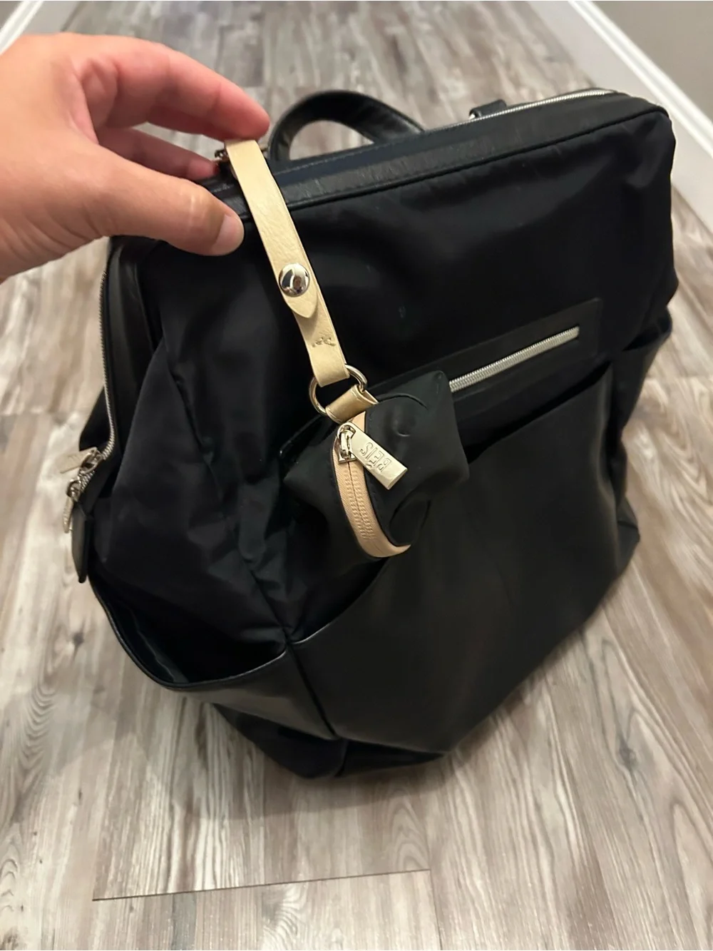 BEIS Black Diaper Bag Backpack